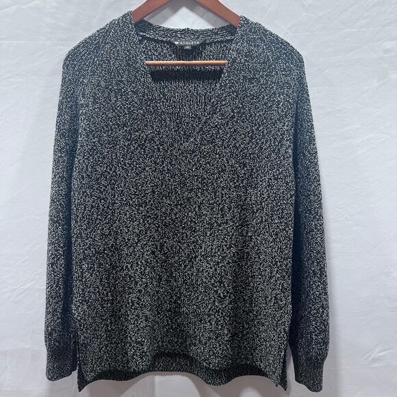 Athleta Merino Wool Blend Tunic V Neck Knit Oversized Sweater Tops Women's Size - Picture 1 of 9